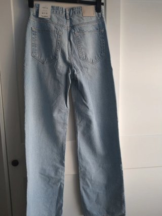 Pantalón vaquero Pull&Bear Wide Leg Talla 36