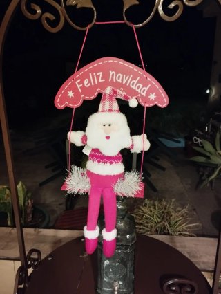 Decoración Navidad Papá Noel Feliz Navidad