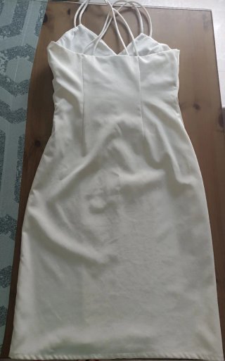 Vestido blanco Zara Talla S