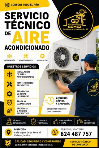 Reparación Aire Acondicionado Madrid