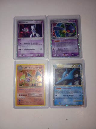 Lote 3 Cartas Pokémon: Banette,Charizard,Kingdra