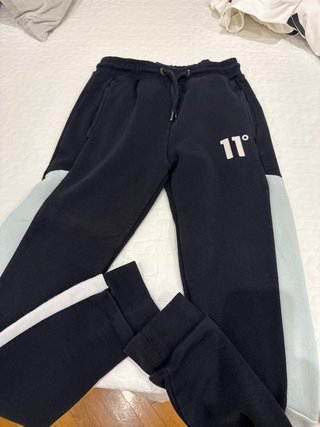 Conjunto 11 Degrees Hombre Negro/Blanco/Verde XS