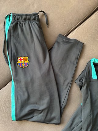 Chándal Nike FC Barcelona Negro y Turquesa