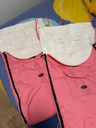 Saco calentito para carrito de bebé.
