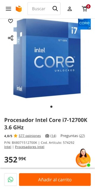 Intel Core i7 12700K