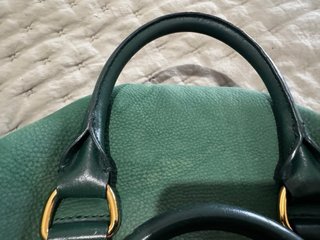 Bolso Bimba y Lola verde piel