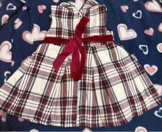 Vestitino a quadri per bambina taglia 6 mesi