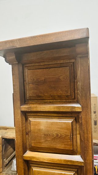 Mueble Castellano con Perchero  Madera maciza