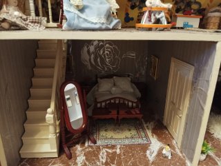 Casa de muñecas estilo Victoriano