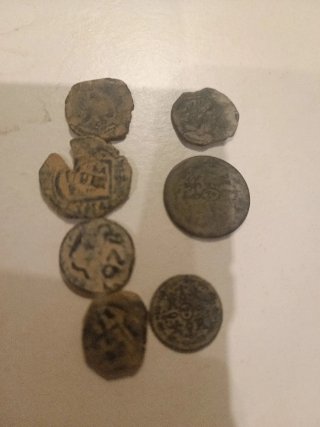 Monedas antiguas medievales