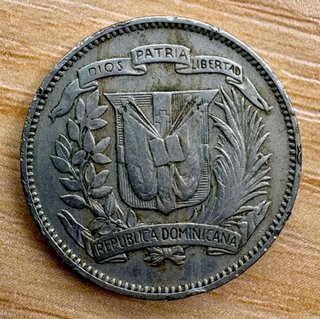 5 Monedas República Dominicana (1944-1963)