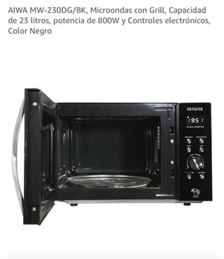 Microondas AIWA MW-230DG/BK Nuevo