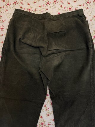 Pantalón de pana mujer verde oliva