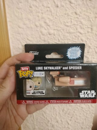 Funko Pop! Luke Skywalker y Speeder Bitty
