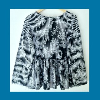 Blusa Zara Trf peplum Talla M