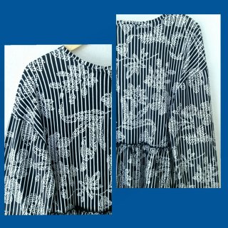 Blusa Zara Trf peplum Talla M