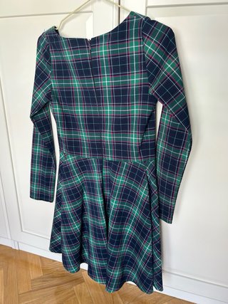 Vestido Lady Cacahuete cuadros manga larga
