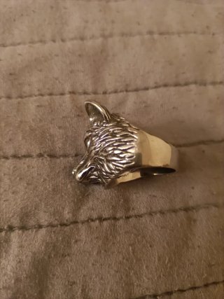 Anillo Cabeza Lobo