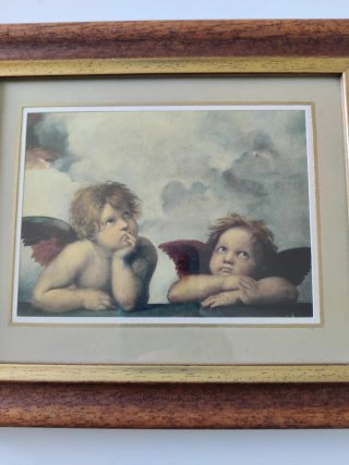 Quadro piccolo con angeli di Raffaello