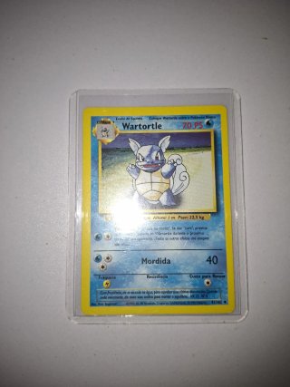 Carta Pokémon Wartortle antiguo