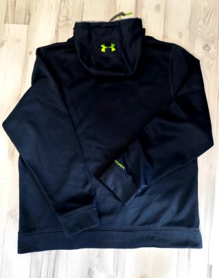 Sudadera Under Armour XL Logo Verde y Gris