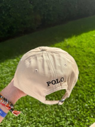 Boné Polo Ralph Lauren bege