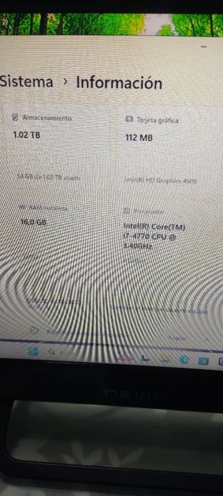PC ordenador Intel i7 4770