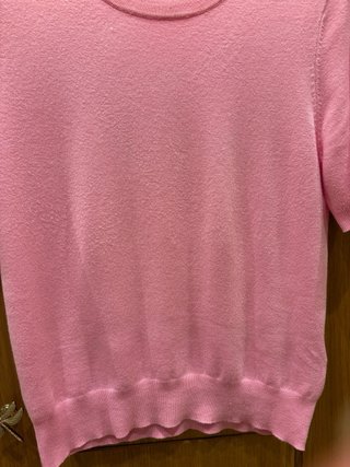 Jersey Zara Rosa Manga Corta
