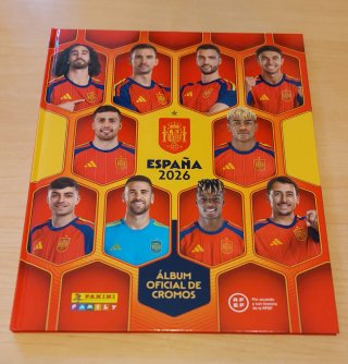 Álbum vacio Oficial España Mundial 2026 Panini