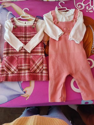 Conjunto bebé niña 6-9m y 12m