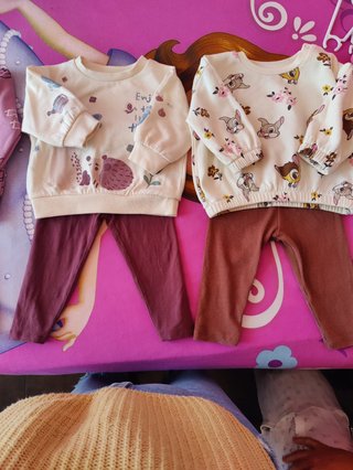Conjunto bebé niña 6-9m y 12m