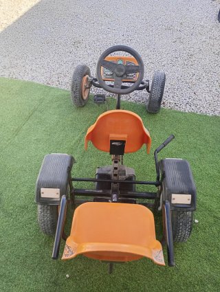 Carrito de pedales para 2 personas