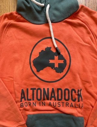 Sudadera Altonadock Naranja y Verde