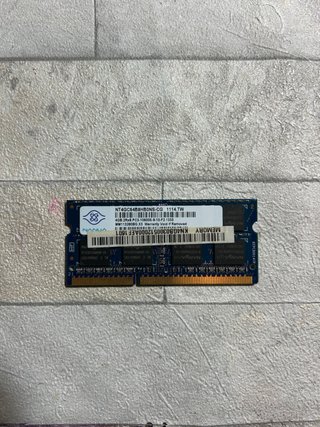 Memoria RAM Nanya 4GB DDR3 1333MHz Portátil
