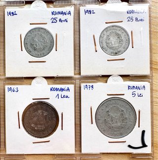 Lote 16 monedas Austria y Rumanía (1961-1985)