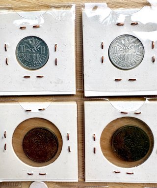 Lote 16 monedas Austria y Rumanía (1961-1985)