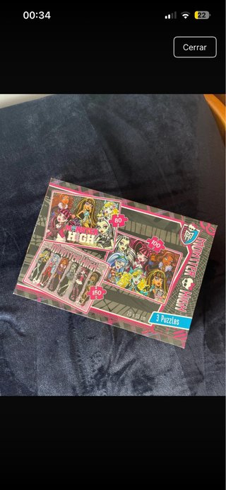 Puzle Monster High 3 Piezas