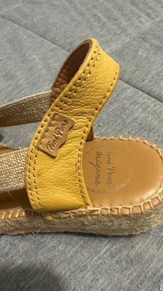 Avarcas Toni Pons Amarillas – Talla 36