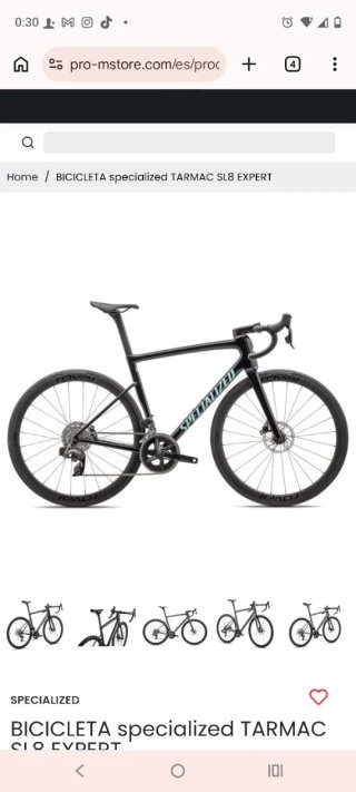 Bicicleta Specialized Tarmac SL8 EXPERT