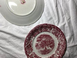 Pareja Platos Postre La Cartuja Sevilla 21cm