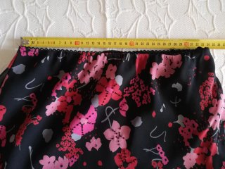 Falda larga estampada floral