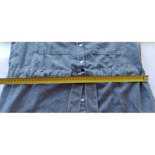 Vestido vaquero midi con cinturón