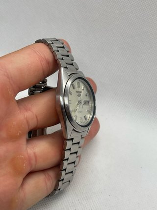 Reloj Seiko 5 Vintage Automático Plata