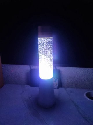Lámpara de purpurina