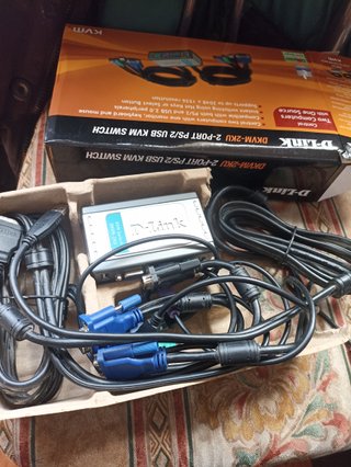 D-Link DKVM-2KU Conmutador KVM 2 Puertos PS/2 USB