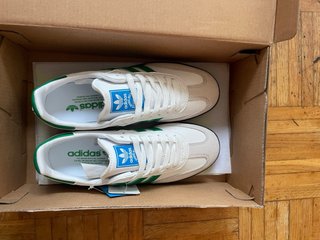 Adidas Samba Blancas y Verdes