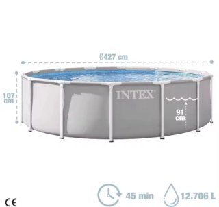 Piscina INTEX Prism Elevated Round