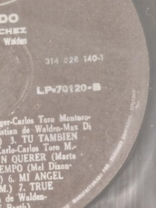 Vinilo 2 Ecuador Marta Sanchez Mi Mundo