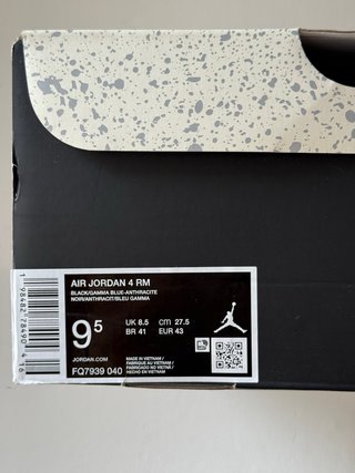 Air Jordan 4 RM Black Gamma Blue