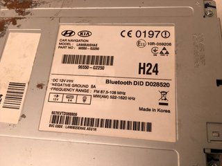 Navegacion GPS Hyundai IONIQ 96550G2250